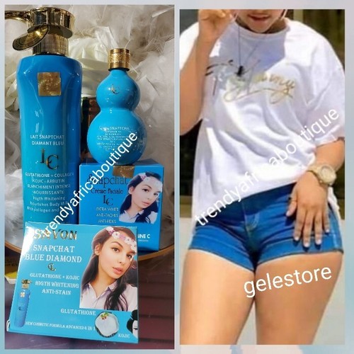 4pc lait snapchat diamant - lait,