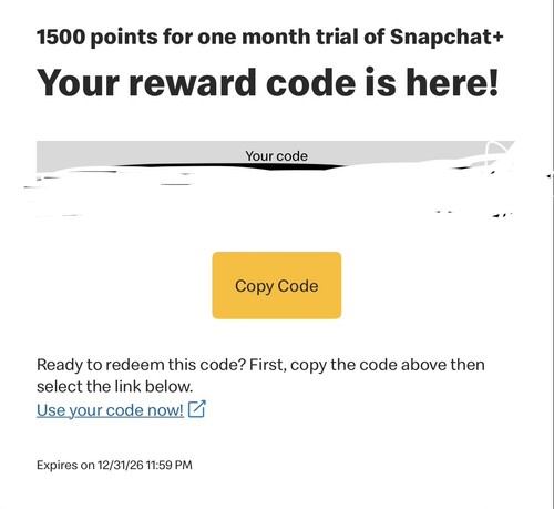 Snapchat month trial - snapchat+,